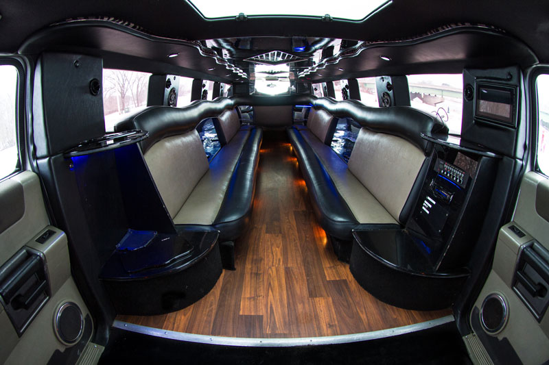 inside hummer limos